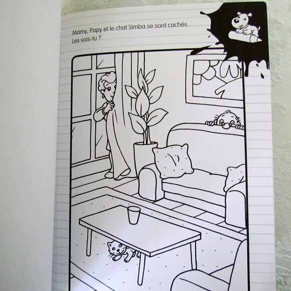 FRENCH KIDS' ACTIVITY BOOK from FRANCE, "Détache et Joue!" or "Detach and Play!" - Picture 4 of 8